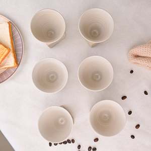 Juego de 6 Tazas Cónicas de Cerámica para Café y Té, Juego de Tazas para Té y Café The Elements - Product Image 5