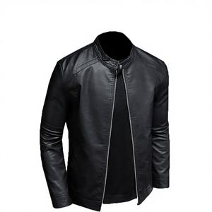 Veste de course pour homme et unisexe en cuir et toile 100% durable, imperméable, coupe-vent, respirante, pour les coureurs à vélo - Product Image 2
