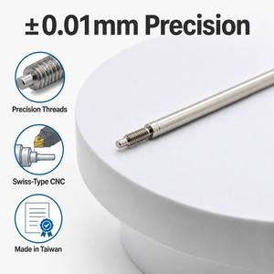 Composant de tournage en acier inoxydable usiné CNC de précision, pièce de machine-outil personnalisée, précision de 0,01 mm, fabriqué à Taïwan - Product Image 4