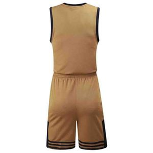 Uniforme de basket-ball bleu, rouge, marron, maillots de basket-ball pour hommes et femmes, chemises et shorts d'extérieur - Product Image 5