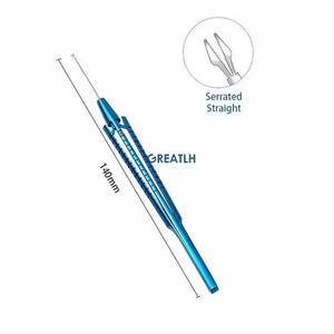 Pinzas de Capsulorrexis de Aleación de Titanio 23G para Instrumentos Quirúrgicos Oftálmicos CE Narham Enterprises - Product Image 2