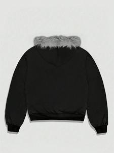 Sweat-shirt oversize pour homme, vêtements de sport décontractés, streetwear, tissu épais, sweat-shirt à capuche en coton premium, style décontracté quotidien. - Product Image 5