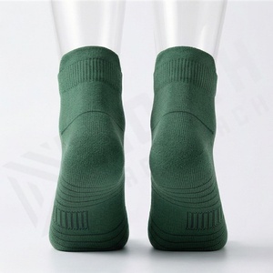 Green 5 Toe Ankle <b>Socks</b> Breathable Knitted Polyester Spandex <b>Running</b> Sport <b>Socks</b> for Adults Summer Geometric Pattern - Product Image 2