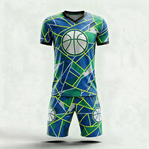 Court Basketball Apparel Kit Tank Top And Shorts <b>Cooling</b> Fabric Custom Player Details And Team Identity - Product Image 6