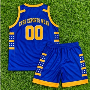 Ensemble d'uniformes de basketball personnalisés, vêtements de sport, séchage rapide, maille douce, maillot imprimé personnalisé, 100% polyester - Product Image 3