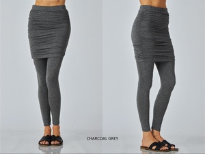 <b>Women's</b> High Waist Ruched Full Length Yoga <b>Leggings</b> Solid Black Seamless Spandex Nylon Four Way Stretch Elastic Quick Dry - Product Image 3