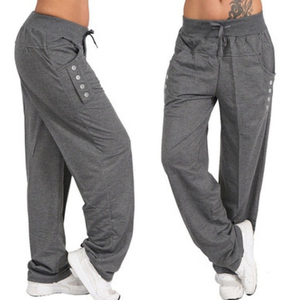 Pantalones Deportivos Casuales de Algodón para Mujer, Pantalones Deportivos de Felpa con Diseño Nuevo al por Mayor, con OEM - Product Image 2