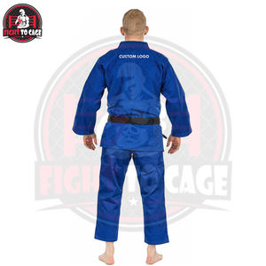 Breathable 100% Cotton Stretch Lightweight Judo <b>Suits</b> with Automated Cutting Durable Martial Arts Wear for Training Competition - Product Image 2