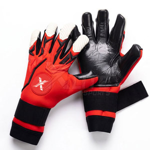 Gants de gardien de but professionnels en caoutchouc avec design flexible des doigts, paume en latex respirant, fermeture antidérapante à scratch - Product Image 3