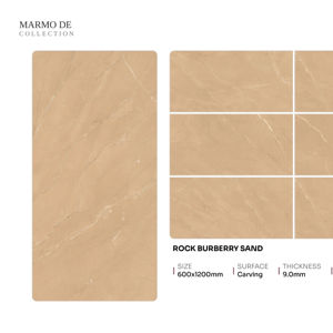 Paneles de Porcelana Prestige Form Carving 60X120CM 600X1200MM 24X48 Acabado Texturizado Elegante Para Instalaciones Arquitectónicas de Lujo - Product Image 1