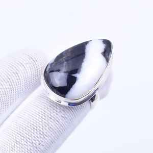 Teardrop Buffalo Turquoise <b>Ring</b> 925 Sterling Silver Boho Jewelry Handmade Natural Stone <b>Ring</b> For Women - Product Image 4