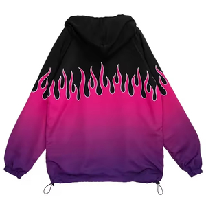 OEM Service Lightweight Hooded Streetwear Windbreaker <b>Jacket</b> for Men Breathable Zipper Pockets Sublimation <b>Plus</b> <b>Size</b> <b>Waterproof</b> - Product Image 2