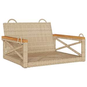 Banc balançoire de patio beige - Product Image 2