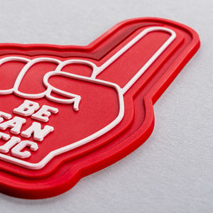 Parches de Goma PVC 3D Personalizados de Alta Calidad, Parches de Silicona Suave con Forma de Flor para Prendas, Bolsos y Gorras - Product Image 1