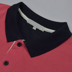 Chemises polo pour hommes de haute qualité, logo personnalisé OEM – Chemises polo à manches courtes en coton biologique respirant et infroissable, en toile unie - Product Image 6
