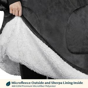 Sudadera con Capucha Personalizada para Hombre y Mujer, Sudadera con Capucha de Franela Cálida y Acogedora, Sudadera con Capucha Extra Grande con Mangas y Bolsillo - Product Image 3