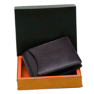 Customized Elegant Leather <b>Wallet</b> Factory Direct Supply Lightweight <b>Compact</b> Durable Men <b>Wallet</b> High Demand Trend Item - Product Image 2