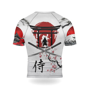 MMA Club Training Rashguard Long Sleeve Breathable Stretch Polyester/Nylon Unisex Custom Logo <b>Grappling</b> Martial Arts Top - Product Image 3
