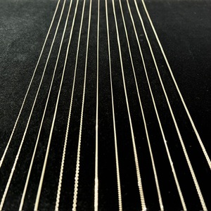 Collares de cadena fina de platino Pt850 sin chapar para hombre, collar de platino japonés Murao Pt850, joyería fina y ligera para hombre y mujer - Product Image 1