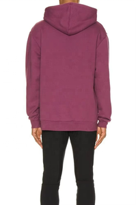 Sweat à capuche personnalisé en molleton de coton brossé avec poche kangourou pour homme, épais, lourd, grande taille, coupe oversize, idéal pour l'hiver - Product Image 2