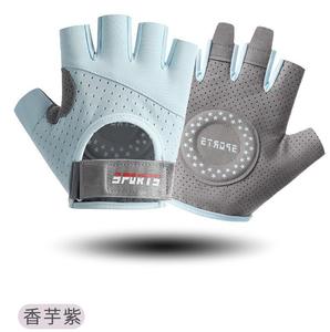 Spring/Summer <b>Half</b> Finger Gloves, Non <b>Slip</b> and Breathable, Riding, Shock Absorption, Fitness, Outdoor <b>Half</b> Finger Gloves#RG-49 - Product Image 2