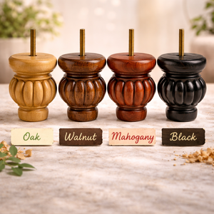 Vintage Style Wooden <b>Sofa</b> Legs Replacement Furniture <b>Feet</b> Solid Wood Cabinet Table Chair Legs Bulk Supplier - Product Image 3