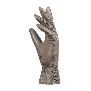 Wholesale Custom Logo Genuine Leather Touchscreen <b>Thermal</b> Ski <b>Gloves</b> for Winter Outdoor <b>Work</b> Driving Fashion Wear Unlined for - Product Image 1