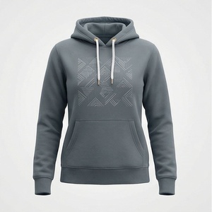 Sudadera con Capucha Personalizada para Mujer, Logotipo Frontal, 100% Algodón, Estilo con Capucha y Manga Larga para Invierno, Ropa de Color Personalizado al por Mayor - Product Image 1