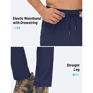 Pantalones Deportivos Ligeros de Algodón para Hombre, Joggers Personalizados para Fitness, Cintura Elástica, Ropa Deportiva Informal, Fabricante de Ropa OEM - Product Image 3