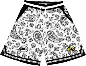 Shorts Bermuda en tricot gris pour homme avec cordon de serrage à la taille et poches latérales, tenue décontractée d'été, design respirant - Product Image 5