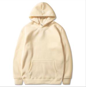 Sweat-shirt à capuche unisexe couleur unie 100 % coton séchage rapide pour le fitness, style streetwear minimaliste, essentiel pour l'hiver 2025 - Product Image 1
