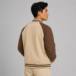 Veste de baseball pour homme, veste varsity, veste de style universitaire, broderie personnalisée, mélange de laine, boutons pression, mode décontractée, streetwear d'hiver - Product Image 2