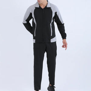 Conjunto Deportivo Casual para Hombre, Chaqueta Cortavientos de Poliéster Elástica en Cuatro Direcciones, Transpirable, Personalizable, para Entrenamiento - Product Image 2