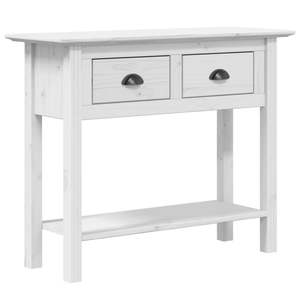 Mesa Consola Estrecha de Madera de Pino Sólido Blanco, Categoría de Producto Mesas Consola - Product Image 2