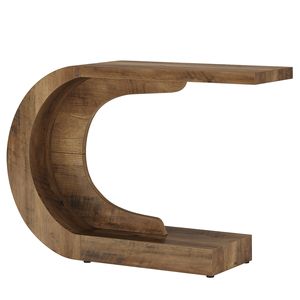 <b>C</b>-<b>Shaped</b> Modern Accent Console <b>Table</b> for Hallway Use - Product Image 5
