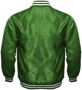 Chaqueta Varsity Larga Negra de Invierno 2025 de Alta Calidad para Hombre, con Logotipo Personalizado en la Parte Delantera y Cuello Alto, Forro de Lana Calefactable - Product Image 4