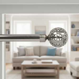 Modern Metal Window <b>Curtain</b> Poles and Accessories - Product Image 4