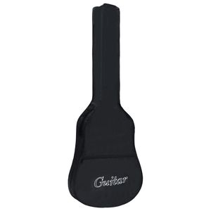 Borsa per chitarra classica in 4/4 nera 39.4 "x 14.6" dimensioni per la memorizzazione di strumenti musicali - Product Image 1