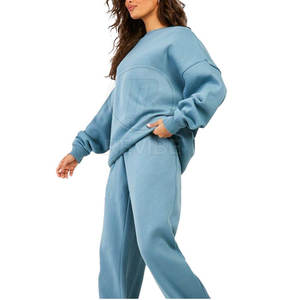 Conjunto Deportivo Holgado para Mujer, con Capucha, de Invierno, de Alta Calidad, a la Moda, Informal, para Adultos, Mangas Largas, 2026 - Product Image 3