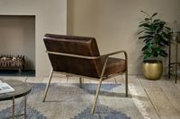 Nouvelle Arrivée - Fauteuil en Cuir Côtelé Léger et Moderne Mirai - Revêtement en Cuir Premium - Design Élégant - Meubles pour la Maison