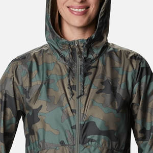 <b>Women</b> Winter Camouflage Hooded <b>Windbreaker</b> Jacket Custom Design Lightweight Polyester <b>Women</b> <b>Windbreaker</b> Jacket - Product Image 5