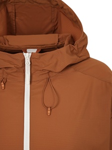 Chaqueta cortavientos transpirable con capucha para mujer, informal, para exteriores, con forro de malla, venta al por mayor, chaquetas cortavientos tipo anorak para mujer - Product Image 4