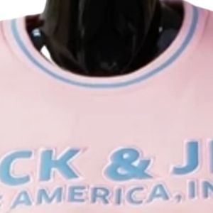 Women's Pink Crewneck Sweatshirt Casual Long Sleeve Pullover Everyday Streetwear Comfortable Lifestyle Clothing Top - Product Image 5