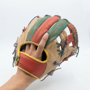 Gant de baseball en cuir H-Web pour droitier, doigts entiers, pour outfield, adulte, toutes saisons, antidérapant, fermeture à enfiler, gant pour jeune joueur d'infield - Product Image 6