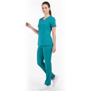 New Style Women's Nurse Uniform Spandex Medical Nursing Twill <b>Scrubs</b> <b>Set</b> with Needle Detection Fit for Hospital Use - Product Image 5