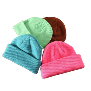 Unisex Warm Knitted Beanie <b>Hat</b> <b>Winter</b> Stretch Cuffed Cap for Outdoor Sports Casual Streetwear Wear - Product Image 1