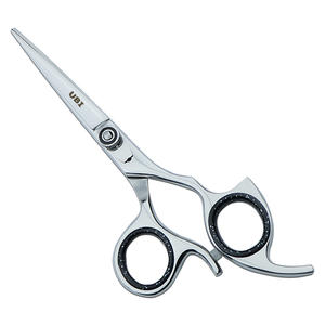 Ciseaux de coiffure professionnels élégants UBI 16,9 cm réglables, à lame tranchante, pour droitiers, avec manche moyen en acier au carbone, pour salon et barbier - Product Image 2