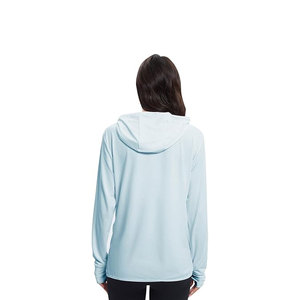 เสื้อฮู้ดผู้หญิงสำหรับฤดูร้อน ผ้าคอตตอนผสม ระบายอากาศได้ดี น้ำหนักเบา สวมใส่สบาย ทรงพอดีตัว สไตล์ลำลองอัจฉริยะ เหมาะสำหรับใส่เดินเล่นในเมือง - Product Image 2