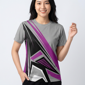 T-shirt pour homme à imprimé géométrique, écologique, respirant, à séchage rapide, manches courtes, col rond, streetwear, sublimation, 100% coton - Product Image 6