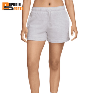 กางเกงขาสั้นลำลองสำหรับฤดูร้อน ผู้หญิง ผ้าฝ้ายฟลีซ 100% สีพื้น มีกระเป๋าข้าง ทรงปกติ ติดกระดุม - Product Image 2